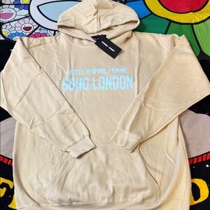 Homme Femme Soho London Tan Hoodie
